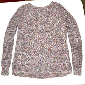 Faded Glory size small Multicolor Knit Sweater